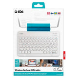 SBS Wireless Keyboard - Nordic Keyboard - White