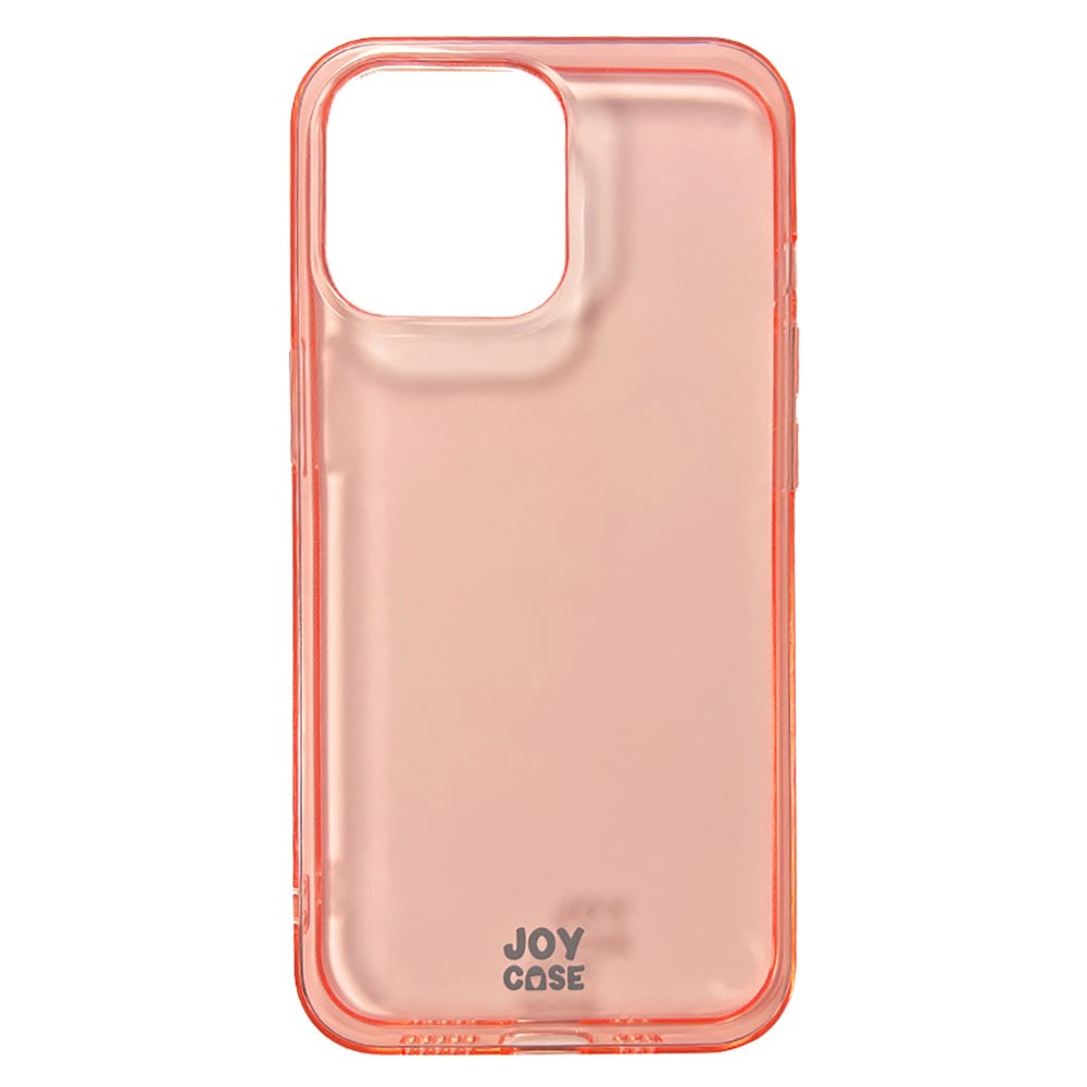 iPhone 13 Pro Joy Case Flexible Plastic Case - Transparent / Pink