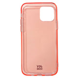 iPhone 11 Pro Joy Case Flexible Plastic Case - Transparent / Pink