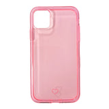 iPhone 11 Joy Case Flexible Plastic Case - Transparent / Pink