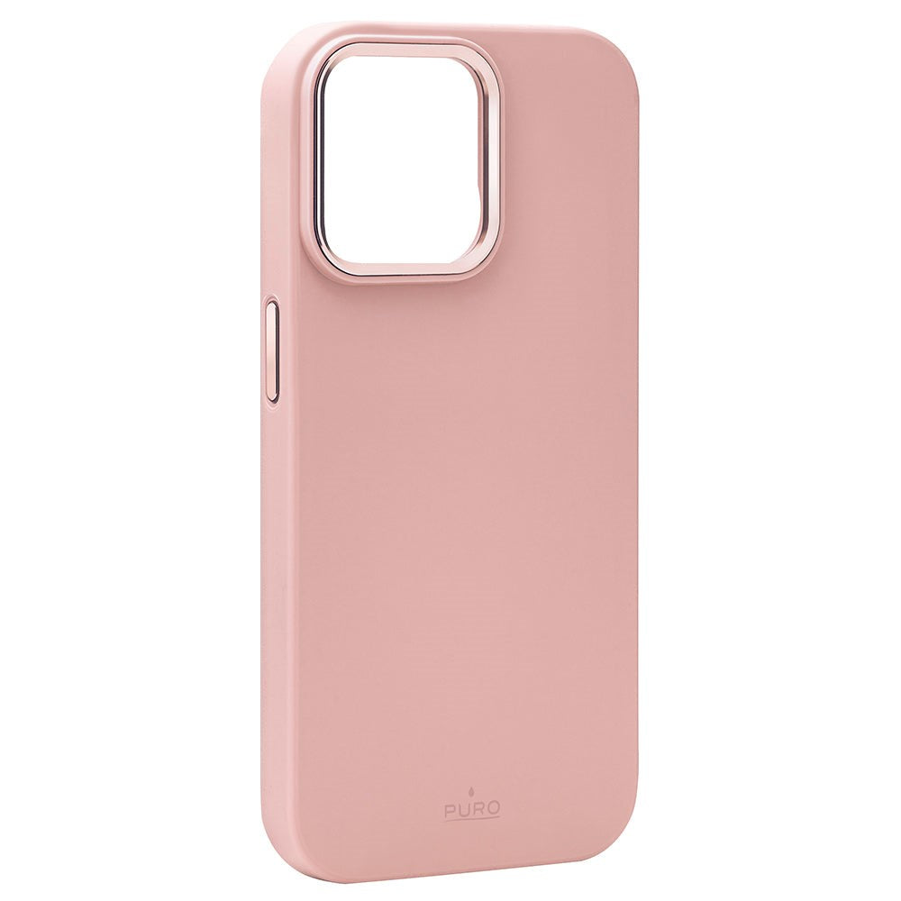 iPhone 15 Pro Puro Icon Mag Pro Silicone Case - MagSafe Compatible - Rose