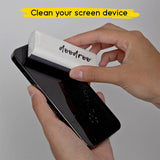 doodroo Screen Cleaning Set - Spray, Microfiber Cloth & Stand