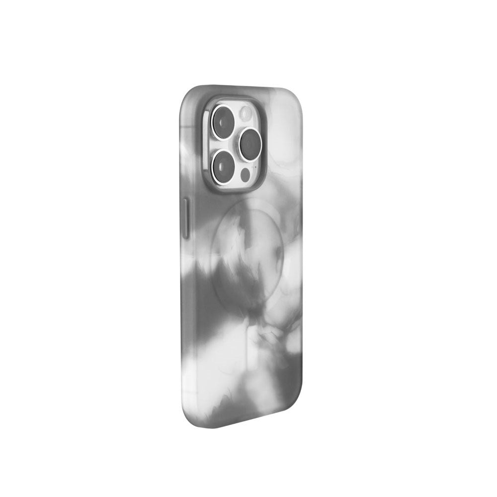 iPhone 15 Pro Max Puro AQUA Flexible Plastic Case - MagSafe Compatible - Grey