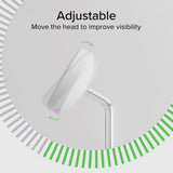 SBS Qi2 2-in-1 Magnetic Wireless Charger - MagSafe Compatible - White