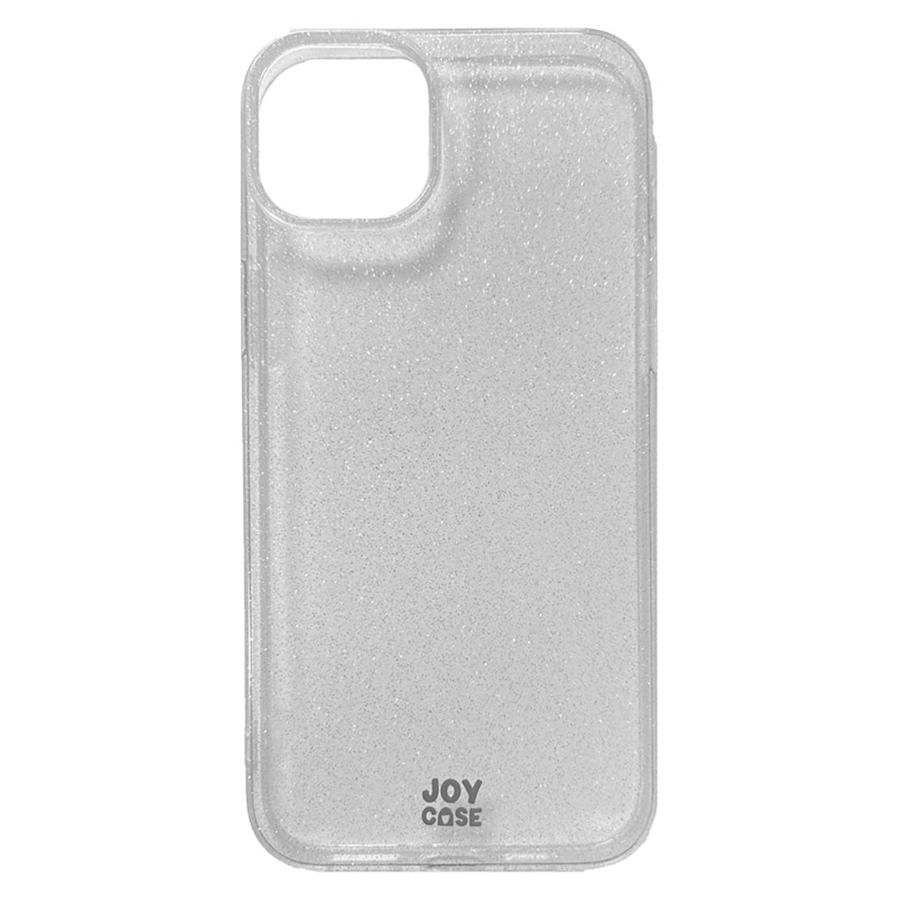 iPhone 15 Plus Joy Case Hybrid Glitter Case - Transparent / Silver