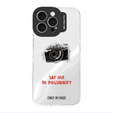 Case&Me - Emily in Paris iPhone 16 Pro Max Case - Silver Camera