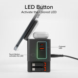 SBS 6-in-1 Wireless Charging Dock - MagSafe Compatible - Black