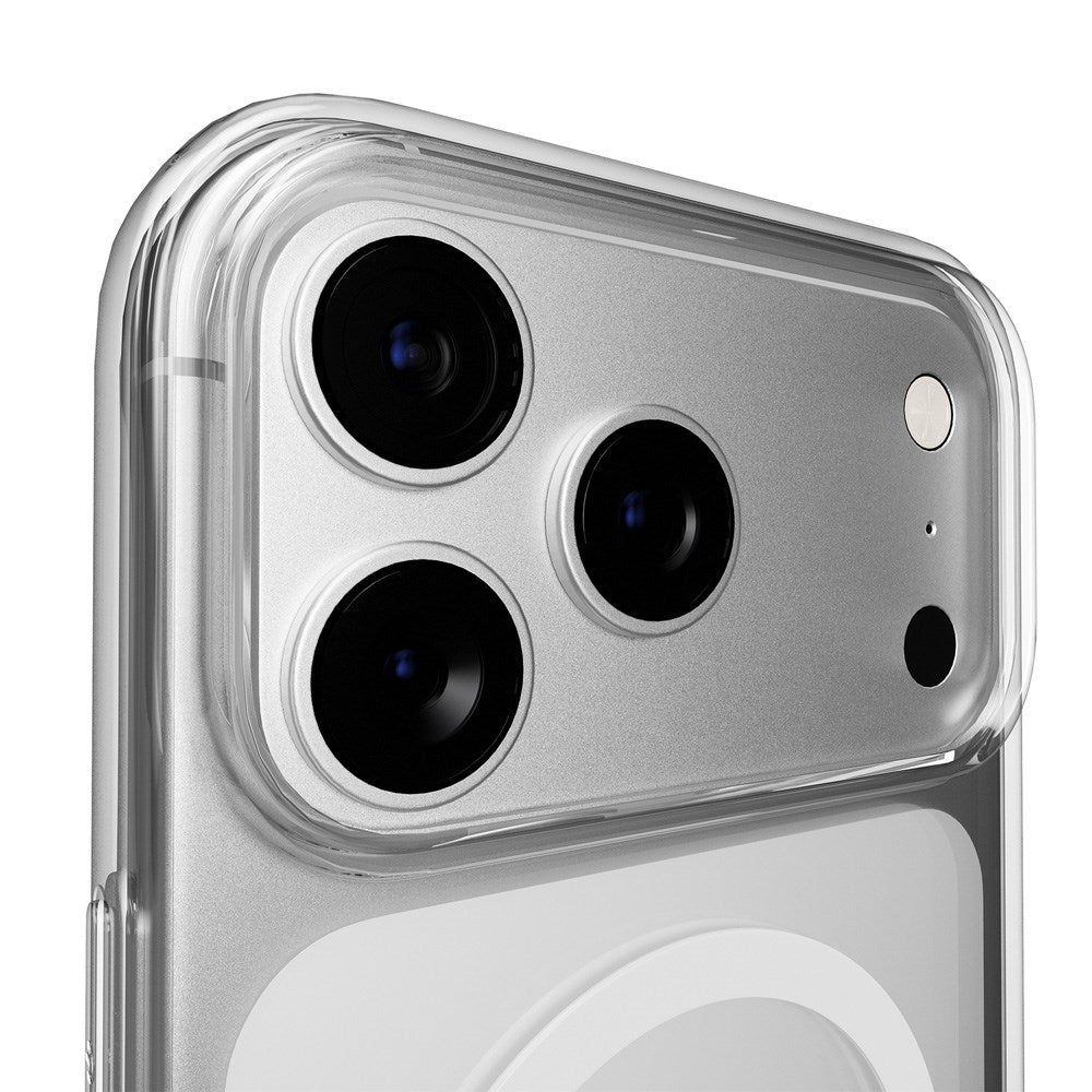 iPhone 17 Pro PURO LITE MAG Hybrid Case - MagSafe Compatible - Transparent / White