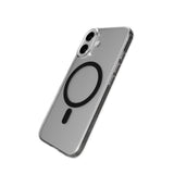 iPhone 17 PURO LITE MAG Hybrid Case - MagSafe Compatible - Transparent / Black