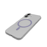 iPhone 17 PURO LITE MAG Hybrid Case - MagSafe Compatible - Transparent / Purple