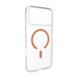 iPhone 17 Pro Max PURO LITE MAG Hybrid Case - MagSafe Compatible - Transparent / Orange