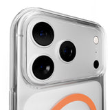 iPhone 17 Pro Max PURO LITE MAG Hybrid Case - MagSafe Compatible - Transparent / Orange