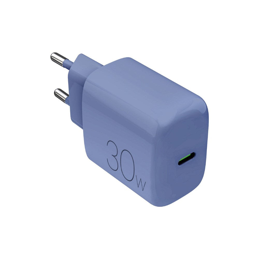 Puro Pro Lite Wall Charger 30W with 1 x USB-C & Power Delivery - Blue