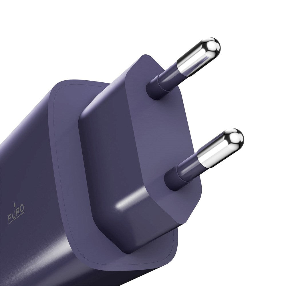 Puro Pro Lite Wall Charger 30W with 1 x USB-C & Power Delivery - Dark Blue