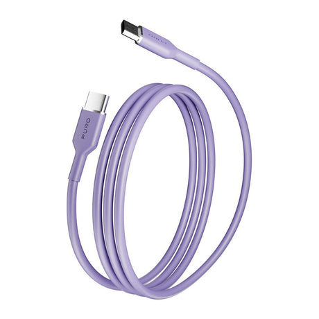 Puro ICON USB-C to USB-C Cable with 25W - 1.5m - Purple