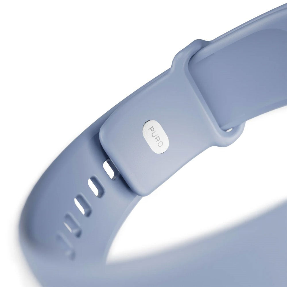 Apple Watch (42/44/SE/45/46/49mm) Puro ICON Silicone Watch Strap - Ice Blue