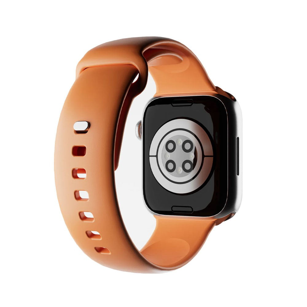 Apple Watch (42/44/SE/45/46/49mm) Puro ICON Silicone Watch Strap - Desert Sun