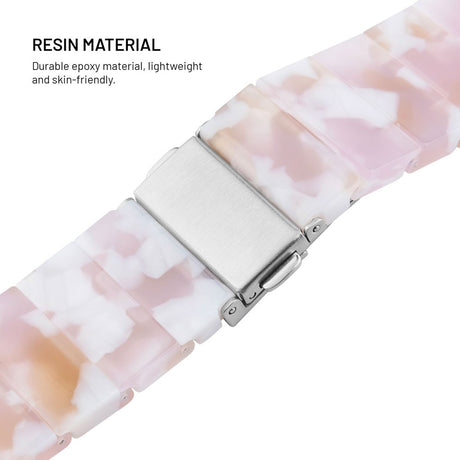 Fixed Universal Quick Release Resin Smartwatch Strap (22mm) - Pink