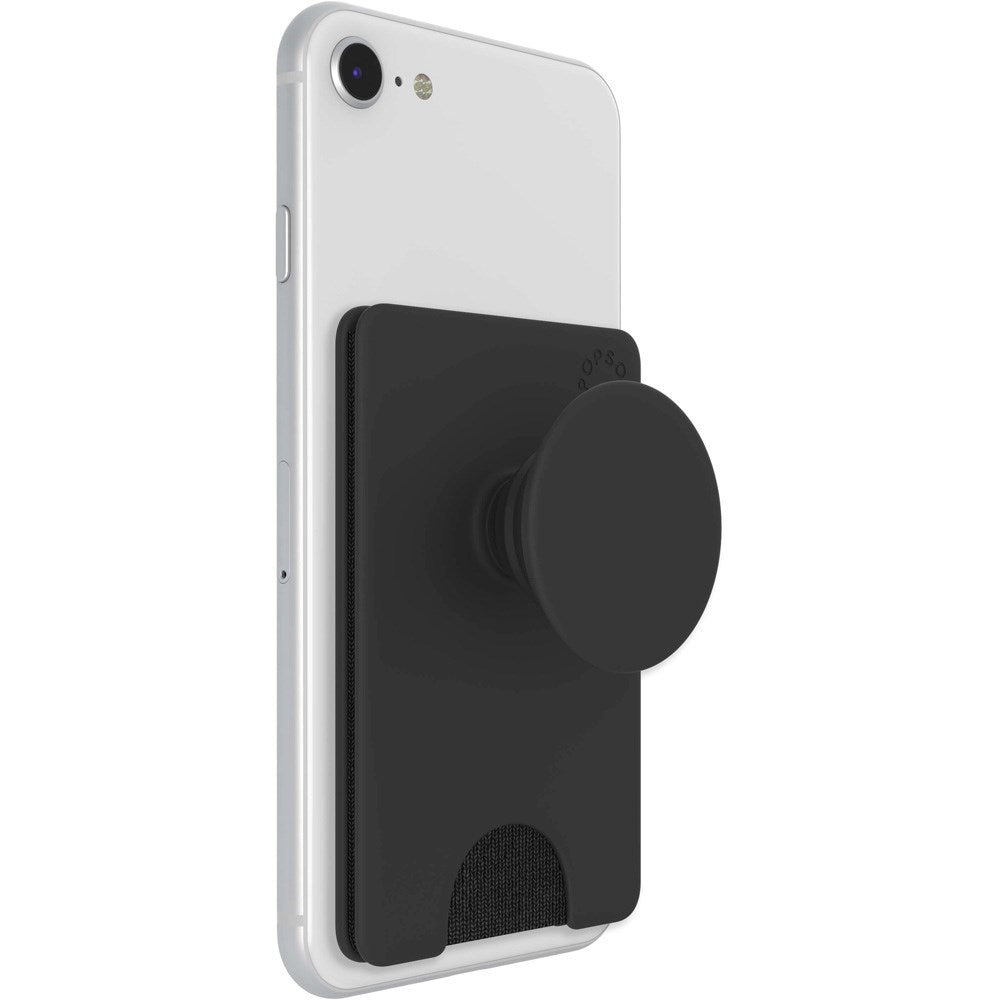 POPSOCKETS PopWallet Black MagSafe Cardholder - Stand & Grip