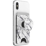 POPSOCKETS PopWallet Dove White Marble MagSafe Cardholder - Stand & Grip