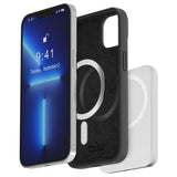 iPhone 14 Pro Max PURO ICON MAG Silicone Case - MagSafe Compatible - Black