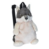 Wild Republic Teddy Backpack for Kids - Wolf