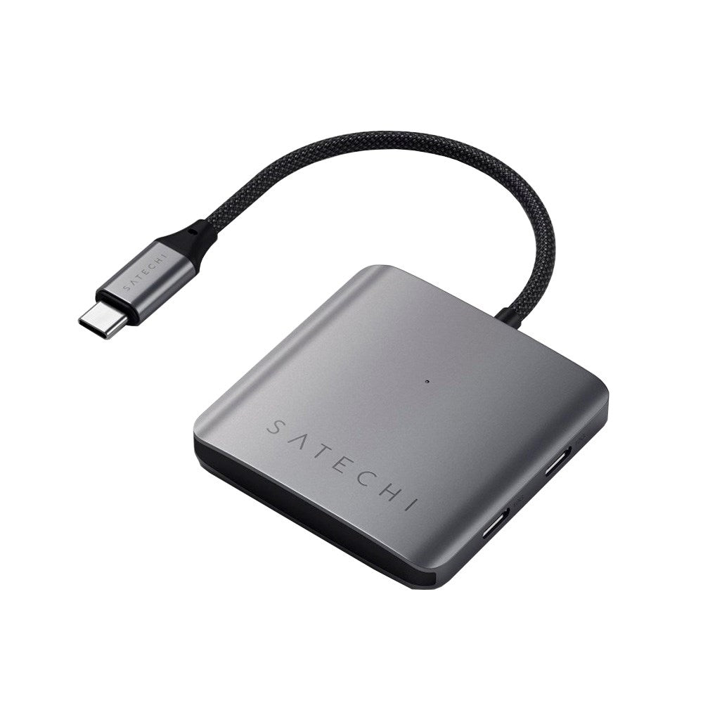 Satechi USB-C Multiport Adapter with 4 x USB-C - Grey