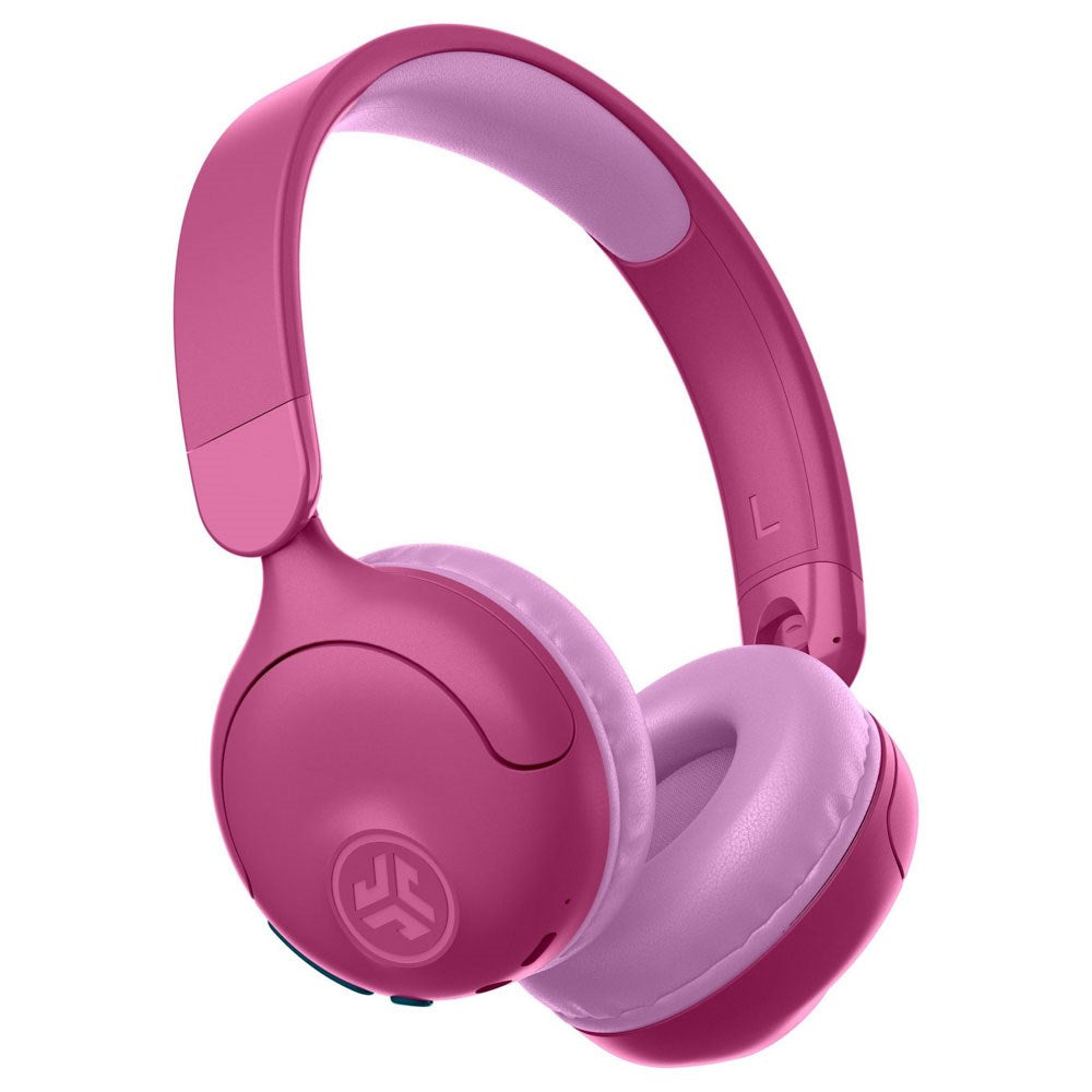 JLab JBuddies Pop 2-in-1 Wireless Headphones for Kids - On-Ear - Pink