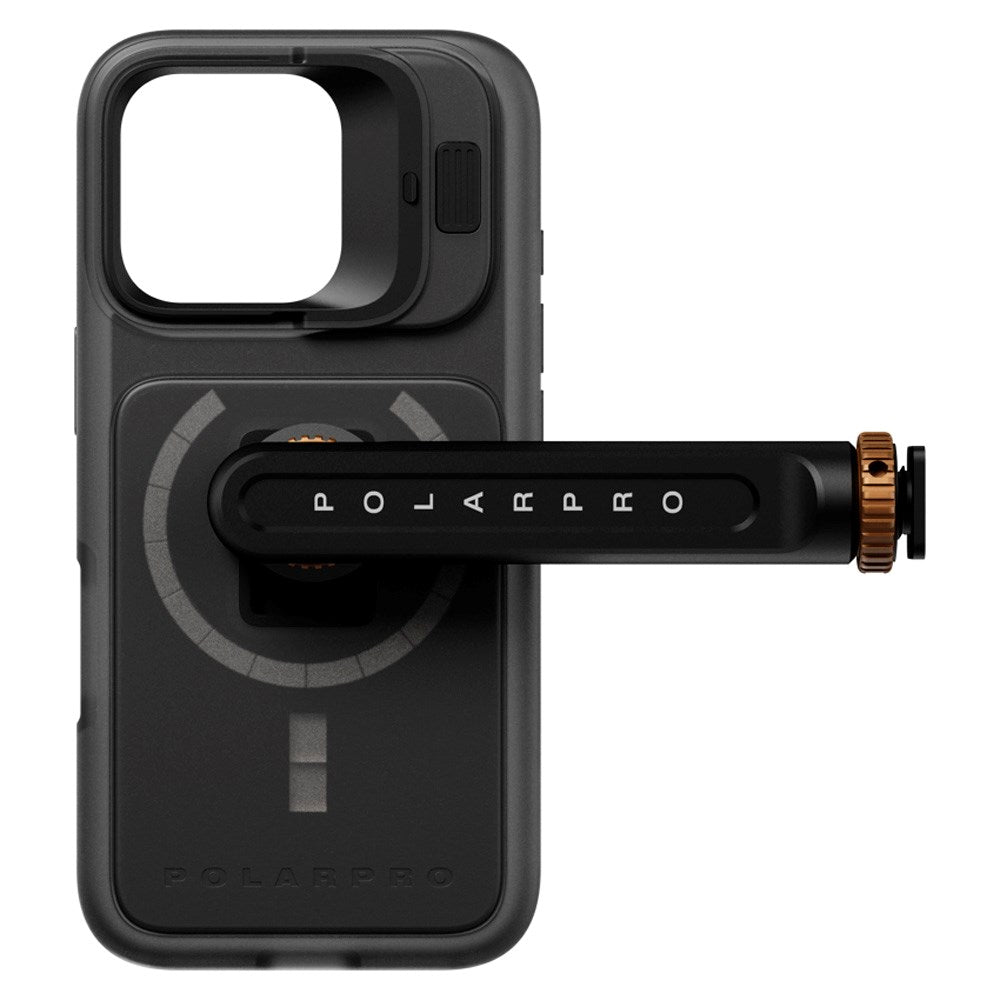 PolarPro LiteChaser 16 Vertical IG Mount with Cold Shoe Mount - Black