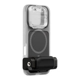 iPhone 16 Pro PolarPro LiteChaser 16 Base Case - MagSafe Compatible - Transparent / Black