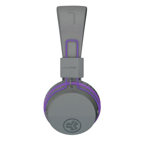 JLab JBuddies Studio Wireless On-Ear Headset for Children over 6 years - Grey / Purple