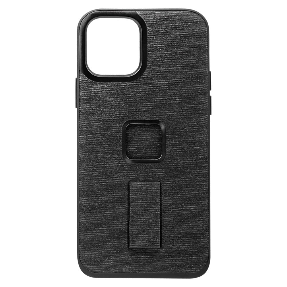 Peak Design iPhone 12 / 12 Pro Fabric Case with SlimLink Bracket & Finger Loop - MagSafe Compatible - Charcoal