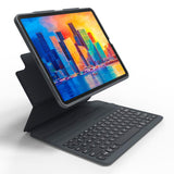 iPad Pro 11" (2022 / 2021 / 2020 / 2018) Zagg Pro Keys Keyboard (Nordic Keyboard with Case) - Charcoal