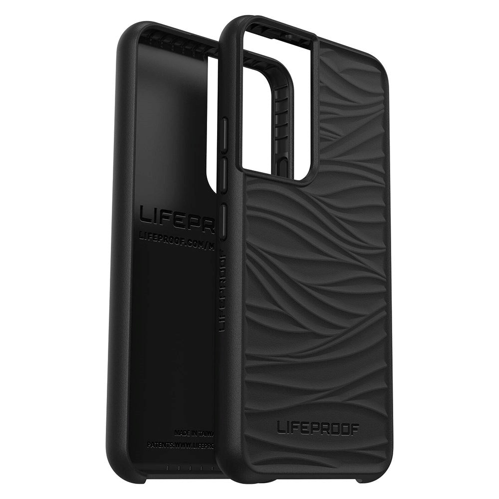 Samsung Galaxy S22 LifeProof Wake Drop Proof Case Made from Recycled Ocean Plastic - Black