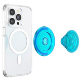 POPSOCKETS PopGrip Electric Blue Translucent MagSafe - Stand & Grip