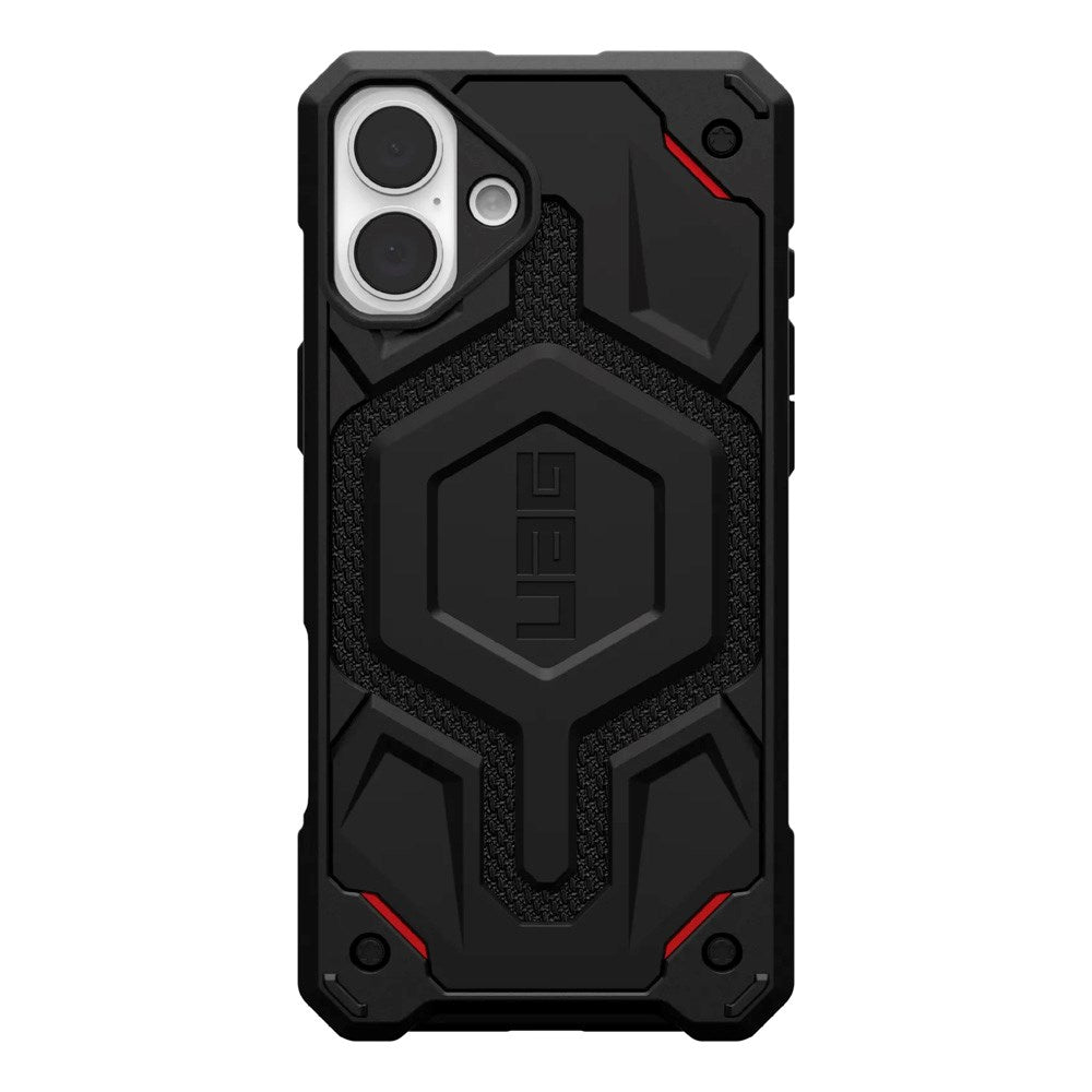 iPhone 16 Plus UAG MONARCH Pro Series Drop Proof Case - MagSafe Compatible - Kevlar Black