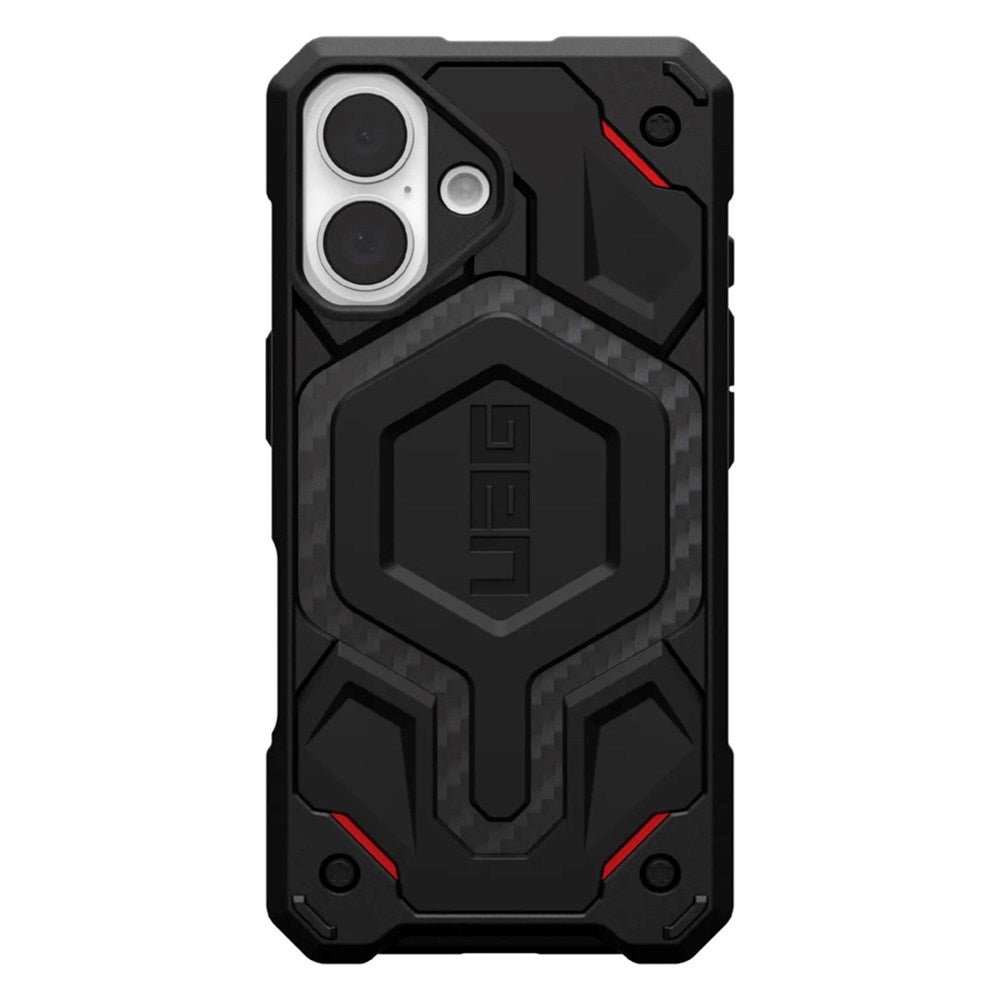 iPhone 16 UAG MONARCH Pro Series Drop Proof Case - MagSafe Compatible - Kevlar Black