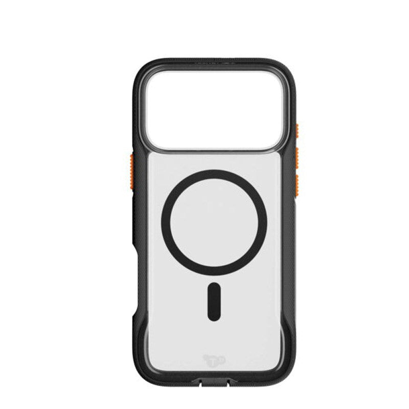 iPhone 17 Pro Max Tech21 EVO Pro Case with Lanyard - MagSafe Compatible - Transparent / Black