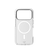 iPhone 17 Pro Tech21 EVO Crystal Case - MagSafe Compatible - Transparent / Silver