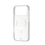 iPhone 17 Pro Max Tech21 EVO Crystal Case - MagSafe Compatible - Transparent / Silver