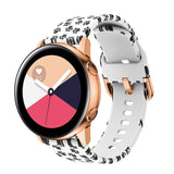EIDERWOOD Universal (20mm) Smartwatch Silicone Strap - Paw Print