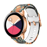 EIDERWOOD Universal (20mm) Smartwatch Silicone Strap - Roses