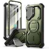 Supcase IBLSN Armorbox Samsung Galaxy S25 Case - MagSafe Compatible - Green