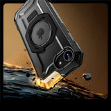 Supcase Unicorn Beetle Grip iPhone 16e Case - MagSafe Compatible - Transparent / Black