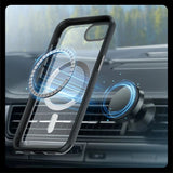 Supcase Unicorn Beetle iPhone 16e Case - MagSafe Compatible - Transparent / Black