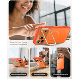 iPhone 17 Pro Max SUPCASE ARES Case w. Screen Protection – MagSafe Compatible – Orange