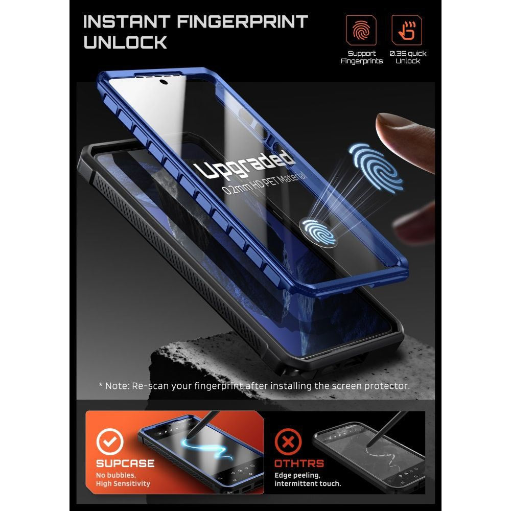 Samsung Galaxy S26 Ultra SUPCASE Unicorn Beetle Pro Mag Case with 2x Front Frame - MagSafe Compatible - Blue