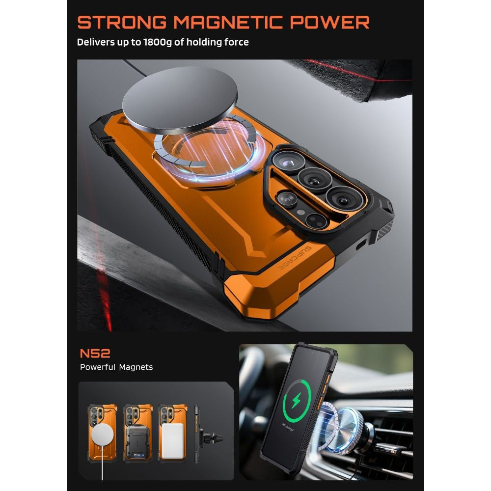 Samsung Galaxy S26 Ultra SUPCASE UB Grip Mag Case - MagSafe Compatible - Orange