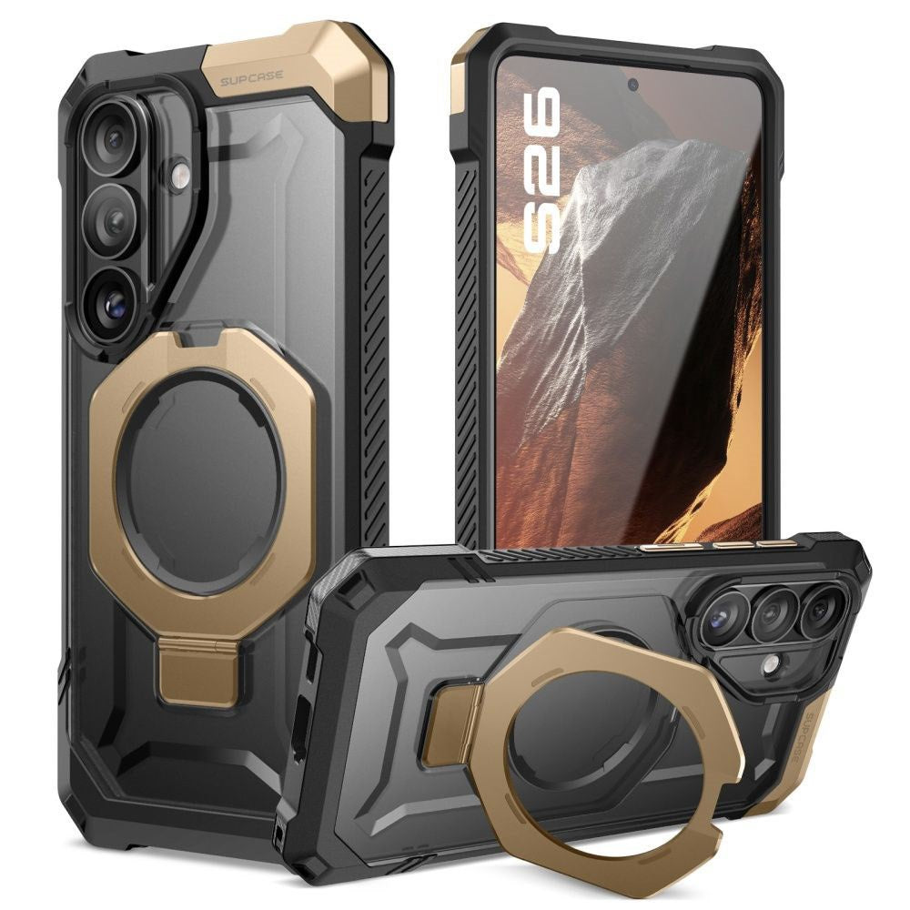 Samsung Galaxy S26 SUPCASE UB Grip Mag Case - MagSafe Compatible - Black / Gold