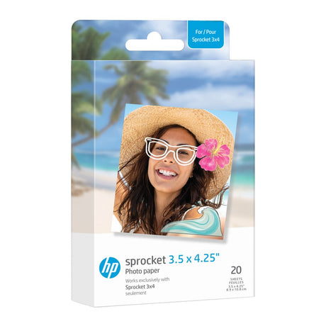 HP Sprocket (3x4) Photo Paper 8,9 x 10,8 cm - 20 pcs.